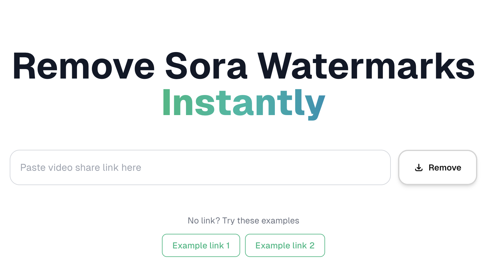 Remove Sora2 watermarks in 5 secs – no quality loss