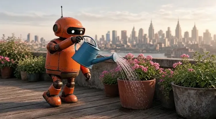 Preview: One gesture in a rooftop garden
