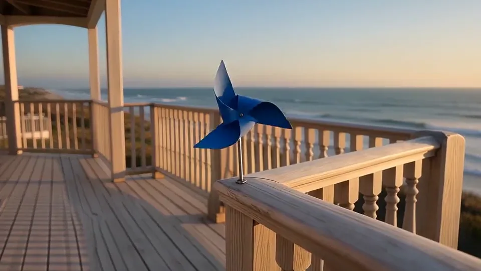 Preview: A pinwheel catches the coastal breeze
